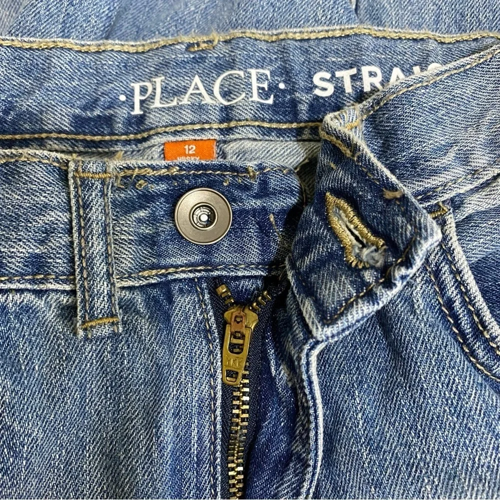 Children’s Place Lightly Worn Condition Kids Husky Straight Leg Jeans